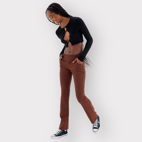 UO Y2K Belted Low Rise Trouser Pant - Picture 12 of 16